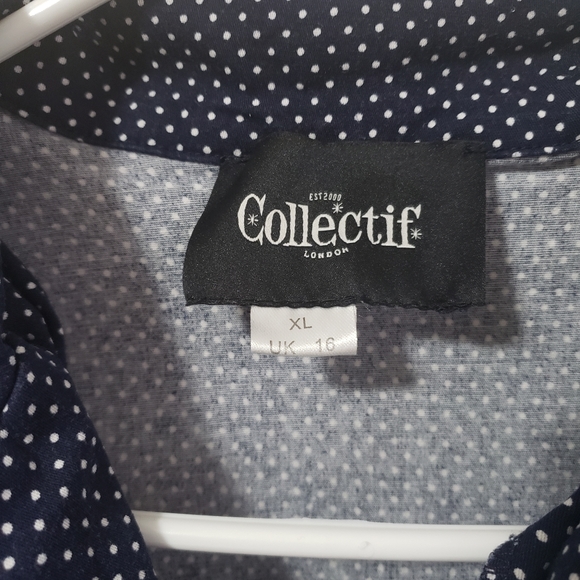 Caterina Mini Polka Shirt UK16 - Picture 2 of 5